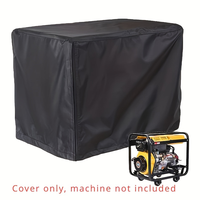 

Black Heavy Duty Generator Cover For Mountain Day - Uv Resistant, Protection, Portable Universal Fit Generator Shelter With Pu Material, Uncharged, 1 Pack