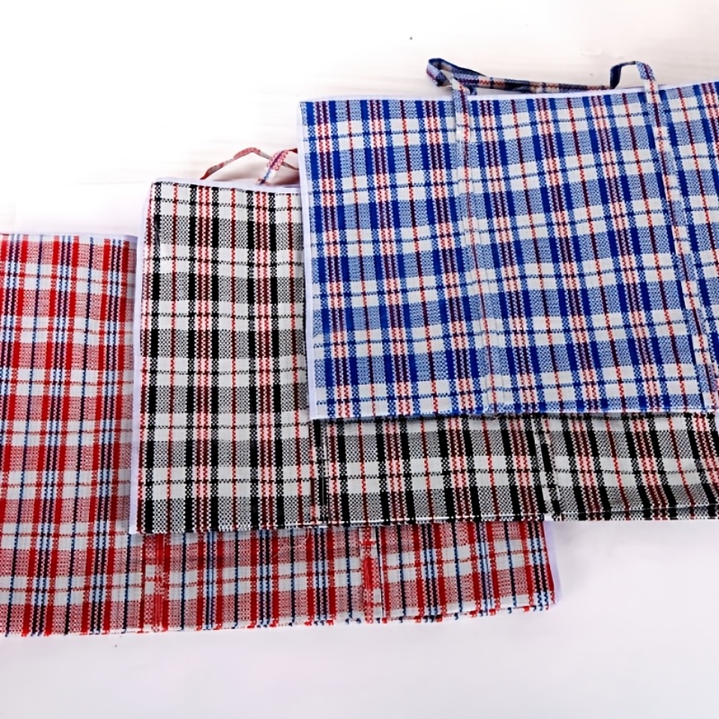 

Extra-large Storage Bag With Reusable Zipper - Red, White, - Ideal For Bedding & Snakeskin Leather Organization