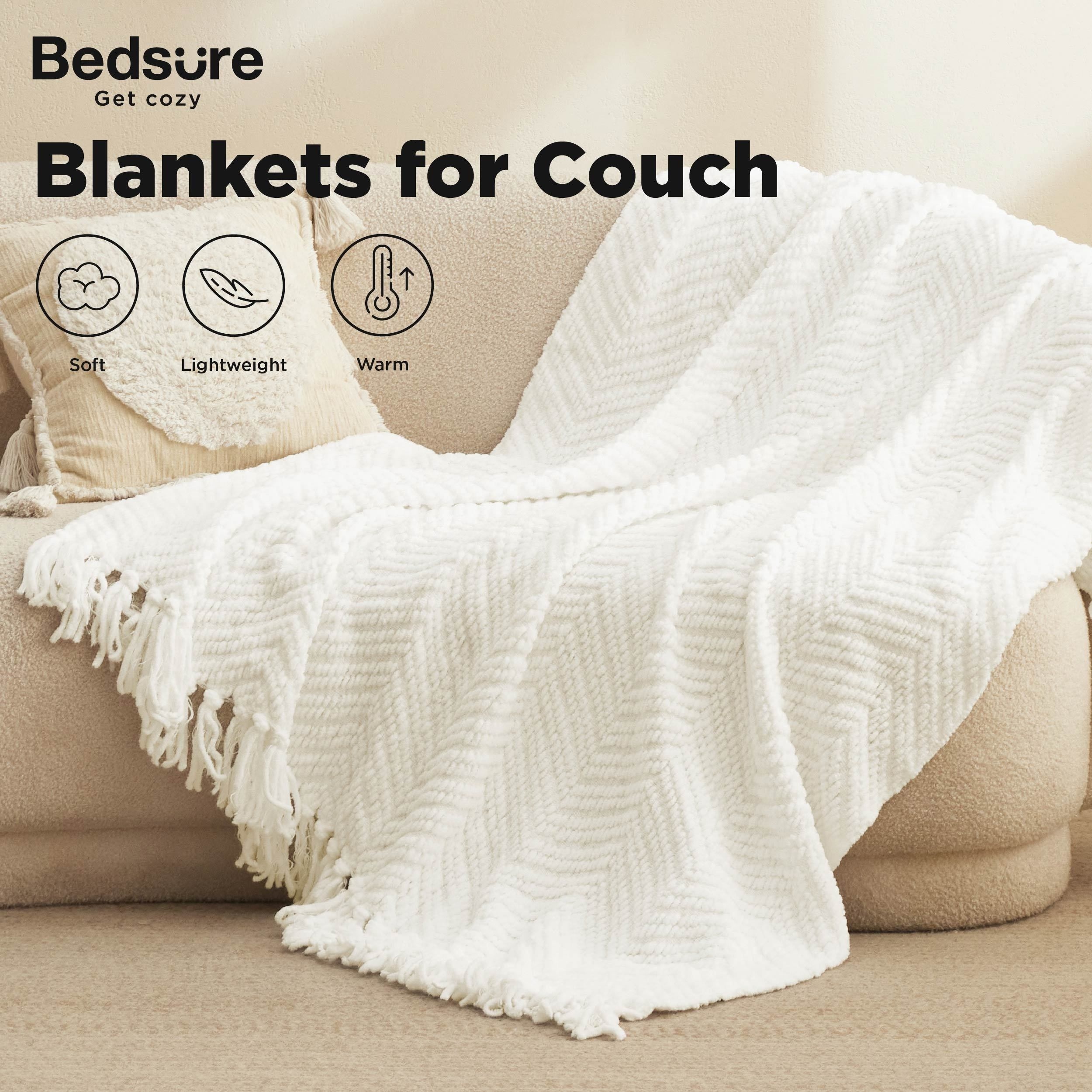 

Bedsure Blankets For , , Textured Blanket, - Decorative Blanket For , Bed, Sofa And