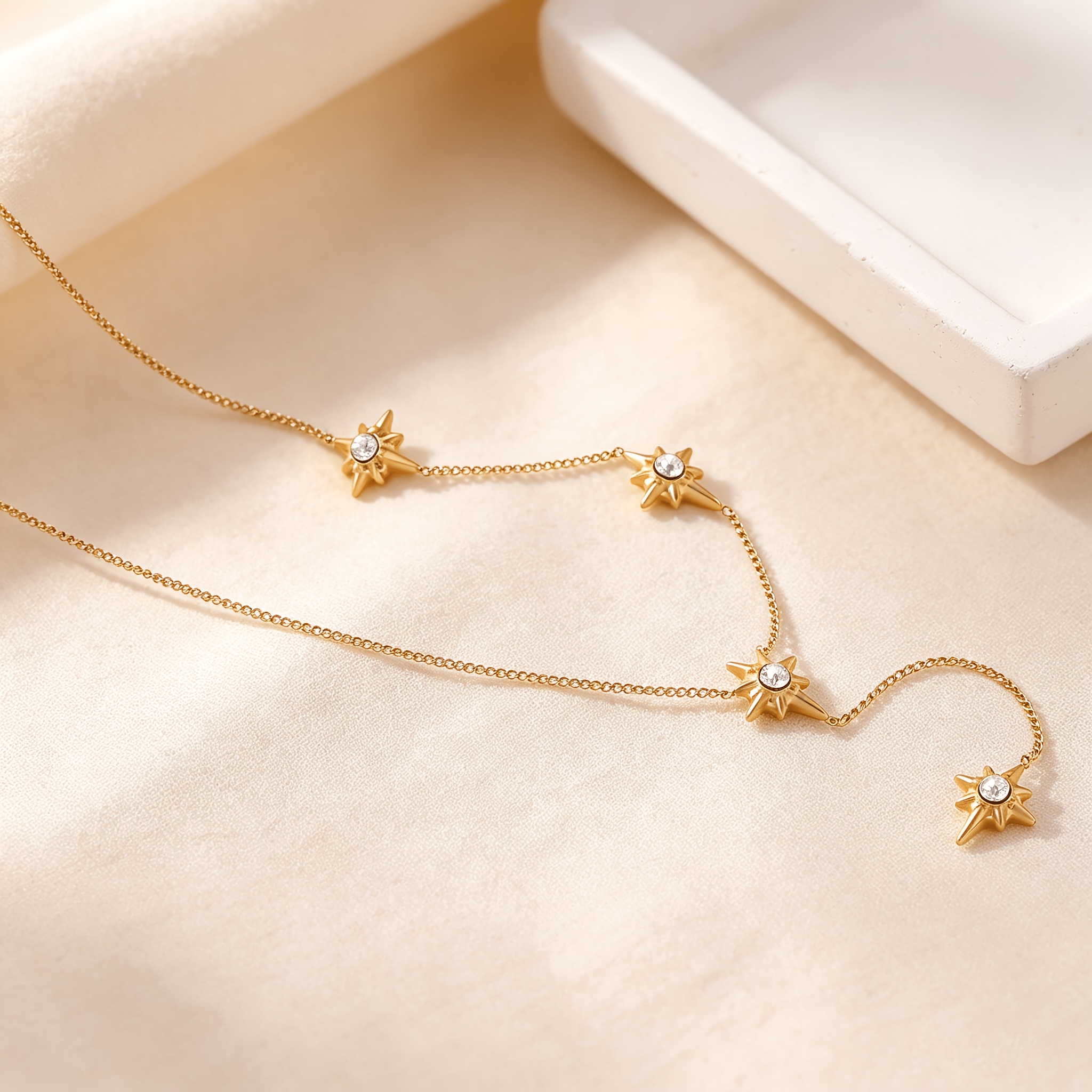 Women's Light-Luxury Octagonal Pendant Necklace, Comfortable Wear
