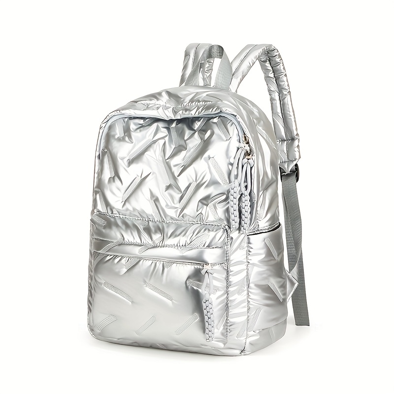Women's Shoulder Backpack Lightweight Nylon Material Commuter Bag Style