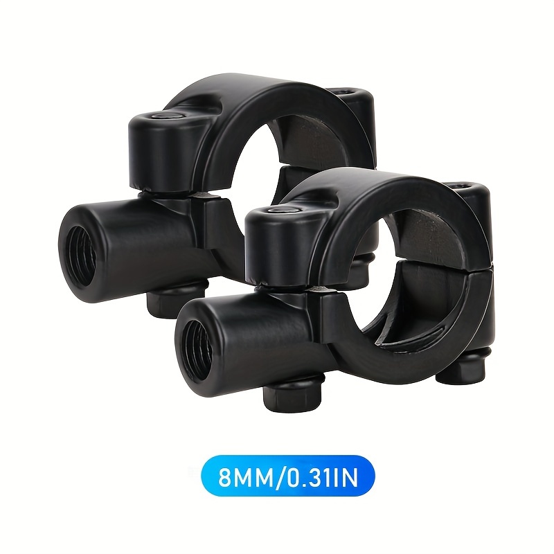 Motorrad Spiegel Adapter Für 22mm Lenker - 8/10mm Gewinde Aluminium Halterung