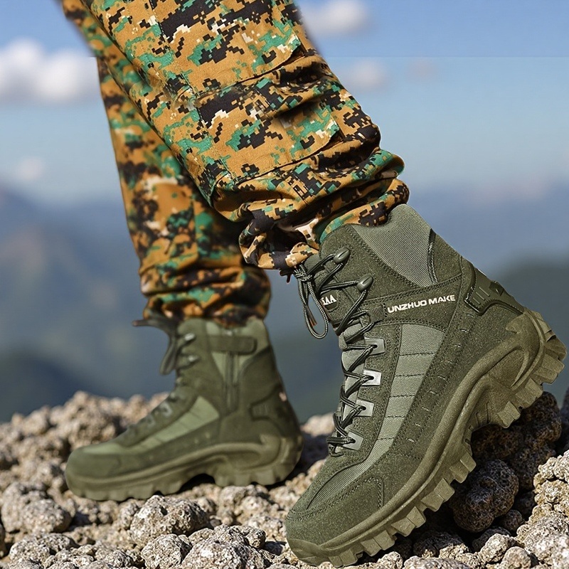 Trekking Shoes Ankle Boots Mens Hiking Boots Size Men's Military