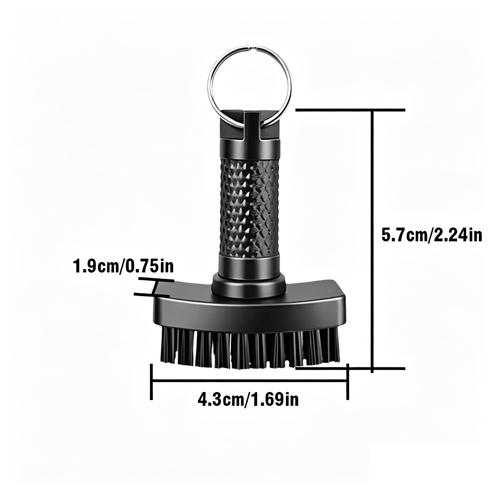 TEMU Brush, Portable Golf Club Cleaner -release Magnet, Heavy Duty Nylon Bristles For Golf Bag, Cart And Pants