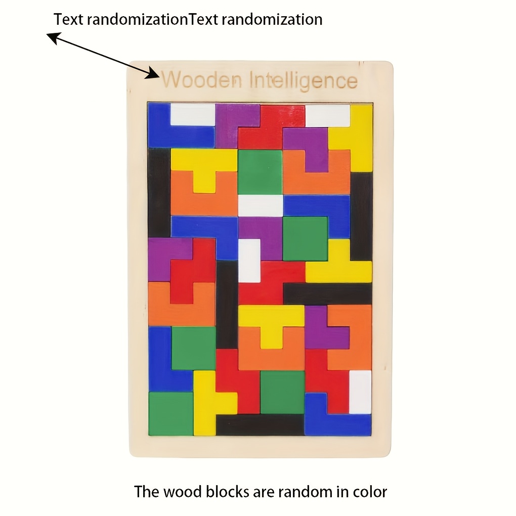 Image of Wooden Puzzle Brain Teaser Game - 88 Challenges, 4 Difficulty Levels, Portable Educational For Kids, Ideal For Classroom, Gifting (1pc/random Color)