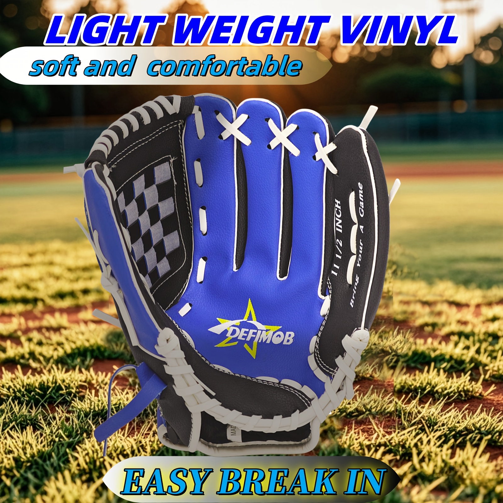 baseball glove balls softball gloves beginners training Temu