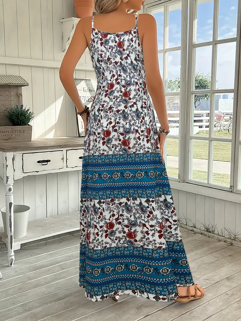 womens sleeveless floral print maxi dress lightweight beach - Temu Mauritius womens sleeveless floral print maxi dress lightweight beach - Temu Mauritius