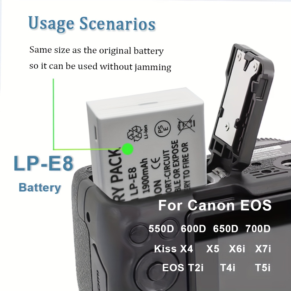 ENEOGN NP-F750 Baterías De Repuesto USB-C Con Carga Directa De 5600mAh
