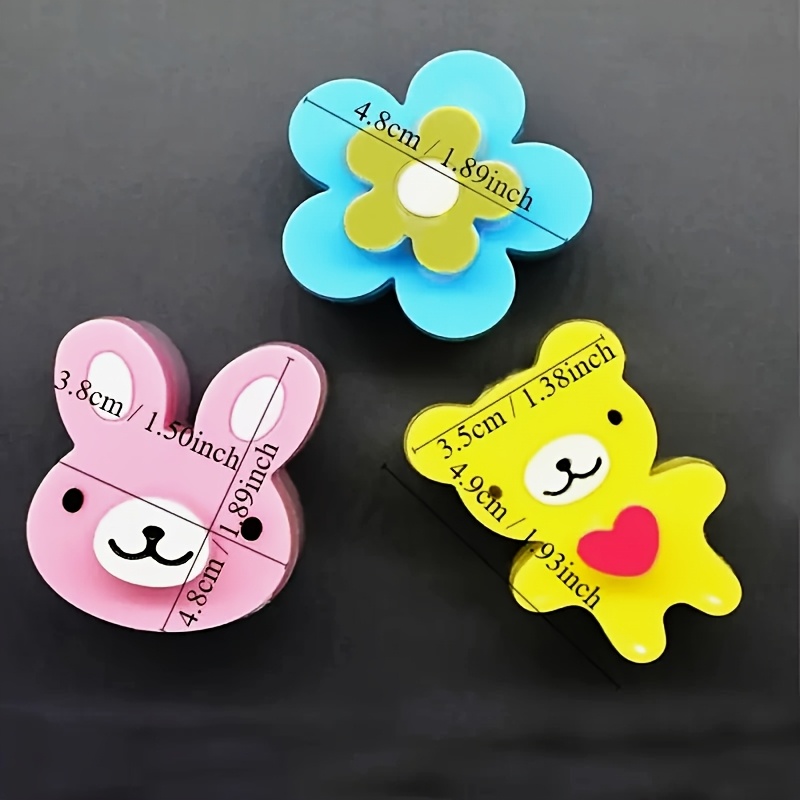 3pcs Set Cute Bear Sandwich Mold Bread Cookie Embossing Bento Model