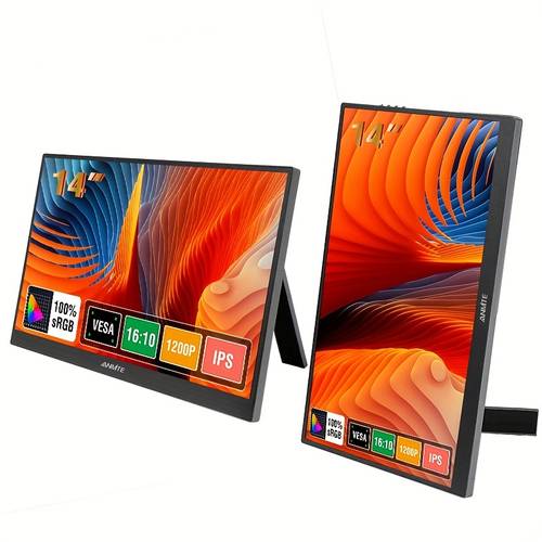 item picture 14 inch portable monitor 1280p hdr 16 10 low blue light for ps4 5 switch cell loptop extension