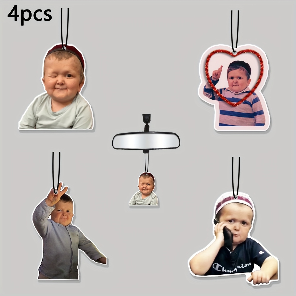 4pcs Car Air Fresheners, Wardrobe Fragrance Pendant, Perfumes, Rearview Mirror Hanging Decorations, Car Accessories Interior Pendants- Gifts For , Family, Wife, Lover