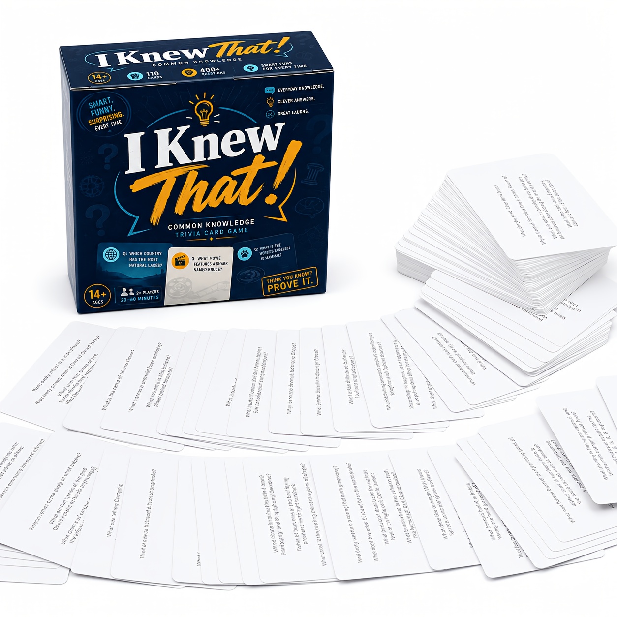 Common Knowledge Trivia Card Game for Family Fun