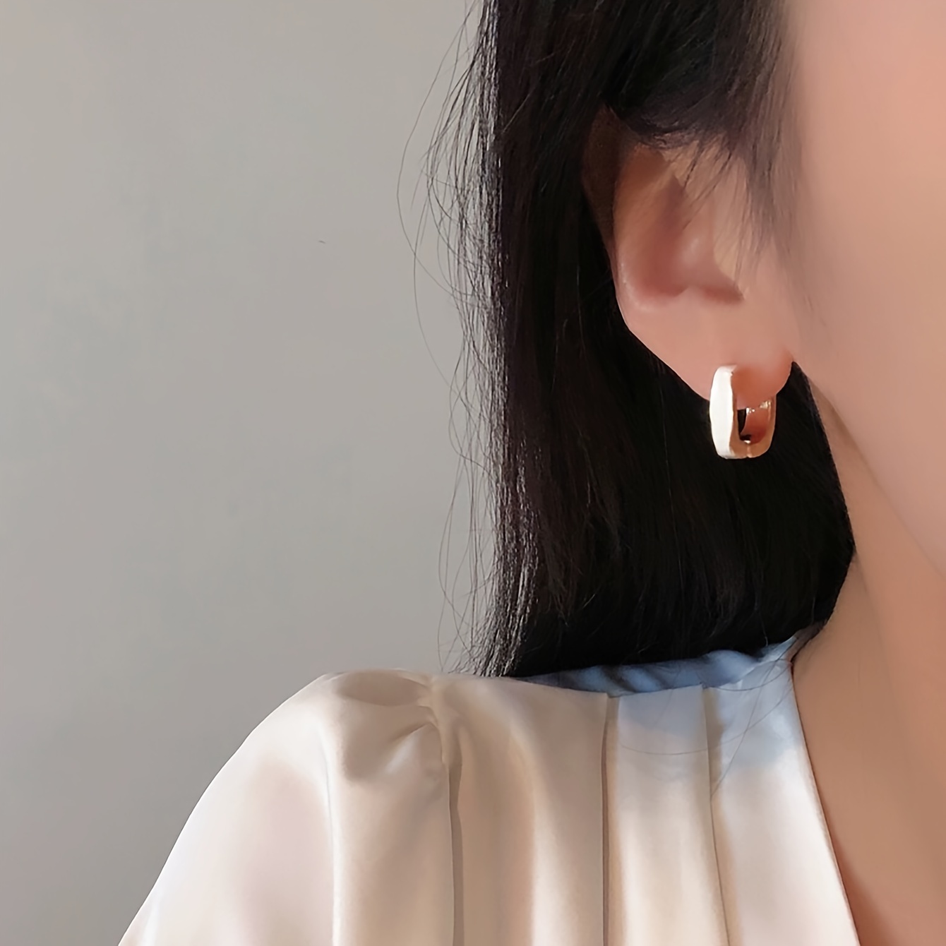 Geometric Square Women's Casual Ear Rings