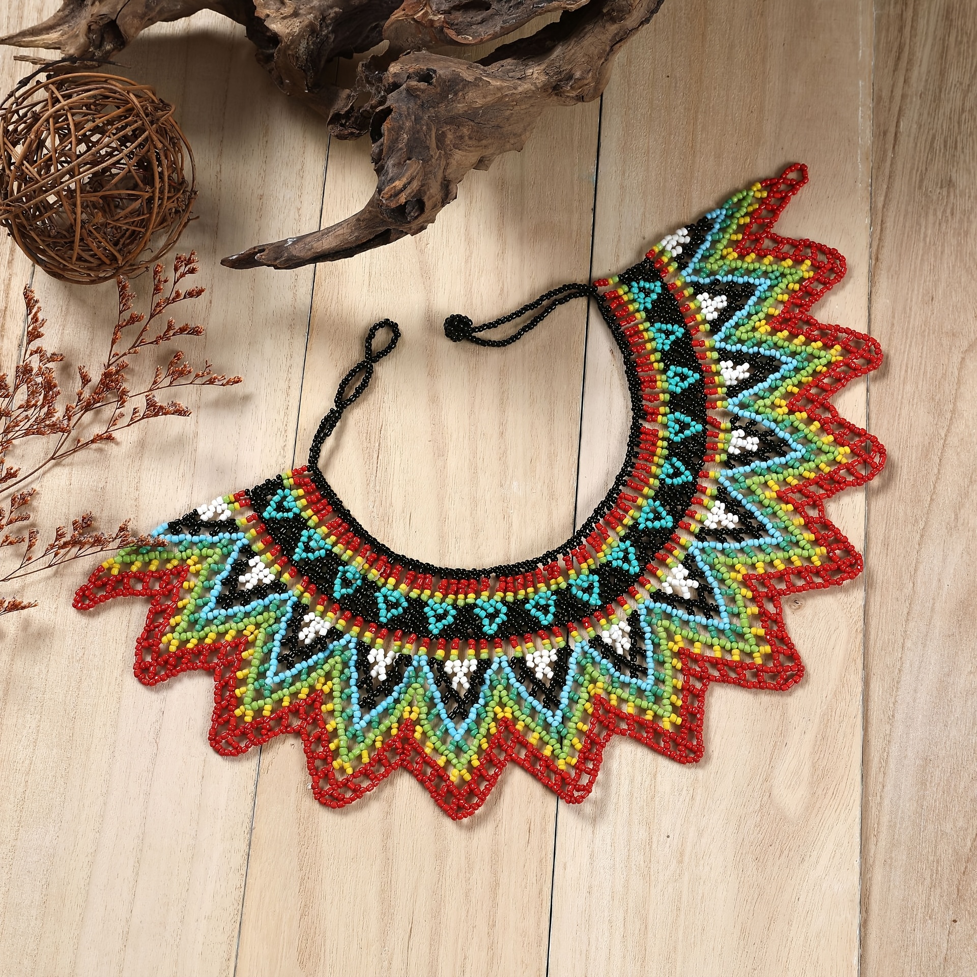 TEMU Collier fait main, style bohème, dans la création de bijoux de mode européenne et américaine