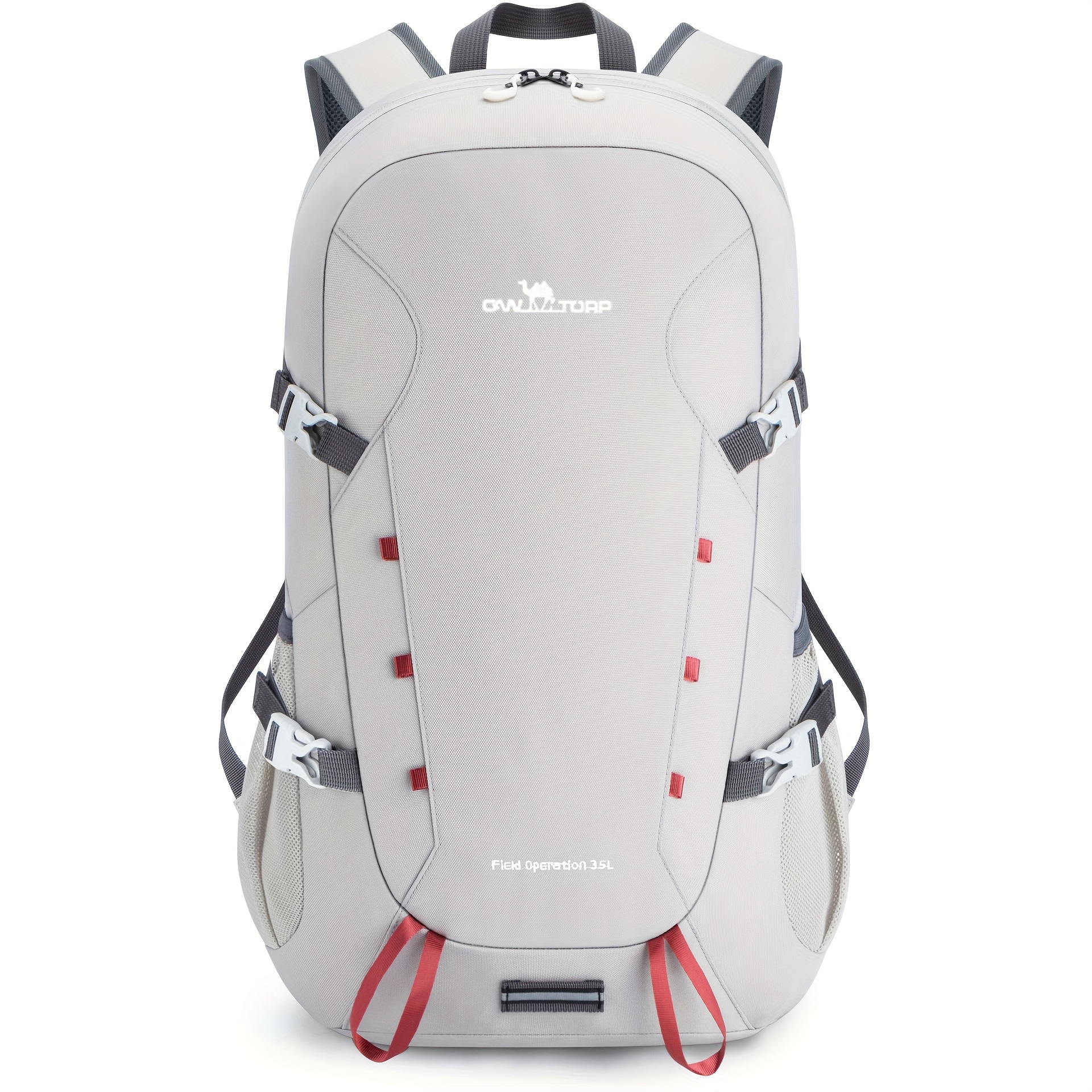 TEMU Ovizytrax 50l Backpack - Large Capacity, , Multi- For Hiking, Travel, And Sports, Hiking Gear | Adjustable Strap Backpack | Durable Zippers