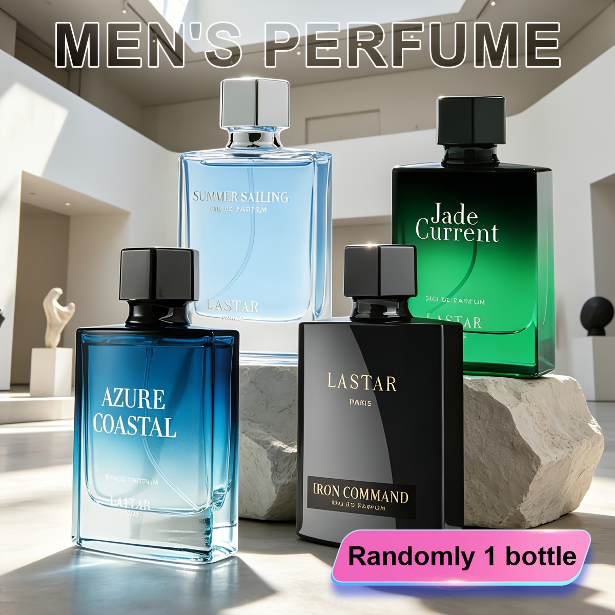 TEMU Lastar Women's Perfume, 45 Ml/50 Ml/55 Ml 1 Bottle Of A Random Fragrance ; Long-lasting Pheromone Perfume; Portable Travel Size, Perfect For