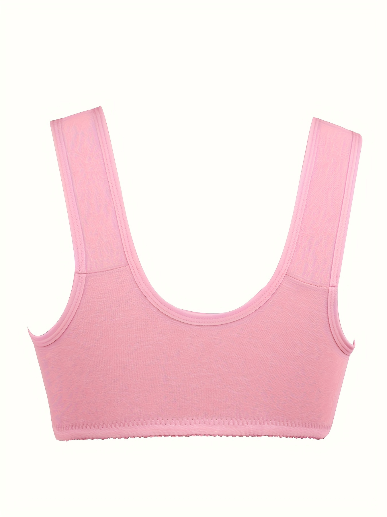 2pcs Women'S Plus Size Soft Bra Set - Elegant Front Closure Bra & Camisole with Random Floral Print, No Padding, Wireless Support for Spring/Summer, Comfortable Undergarment, Casual Attire, Elegant Undergarment, No Padding Bra
