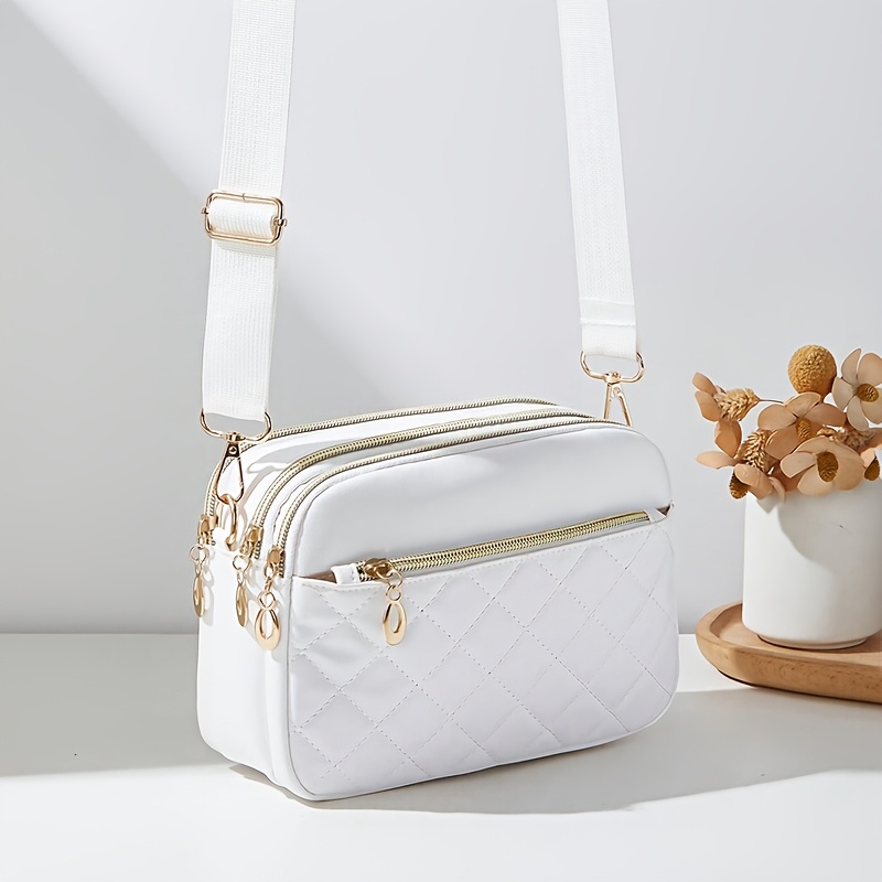 Fashion Women's Handbag, Rhombus Stitched Bag, Bag, Shoulder Bag, Crossbody Bag