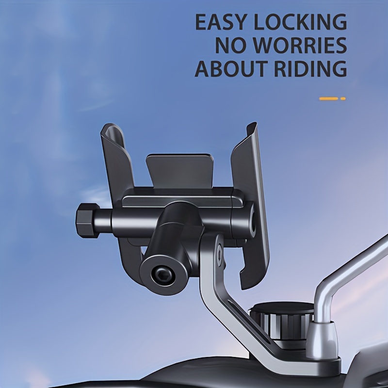 E-shop Eine 360-Grad verstellbare universelle Motorrad-Handyhalterung, geeignet für 4-6,8 Zoll, den Handy-Navigationshalter ohne zu fallen, hergestellt