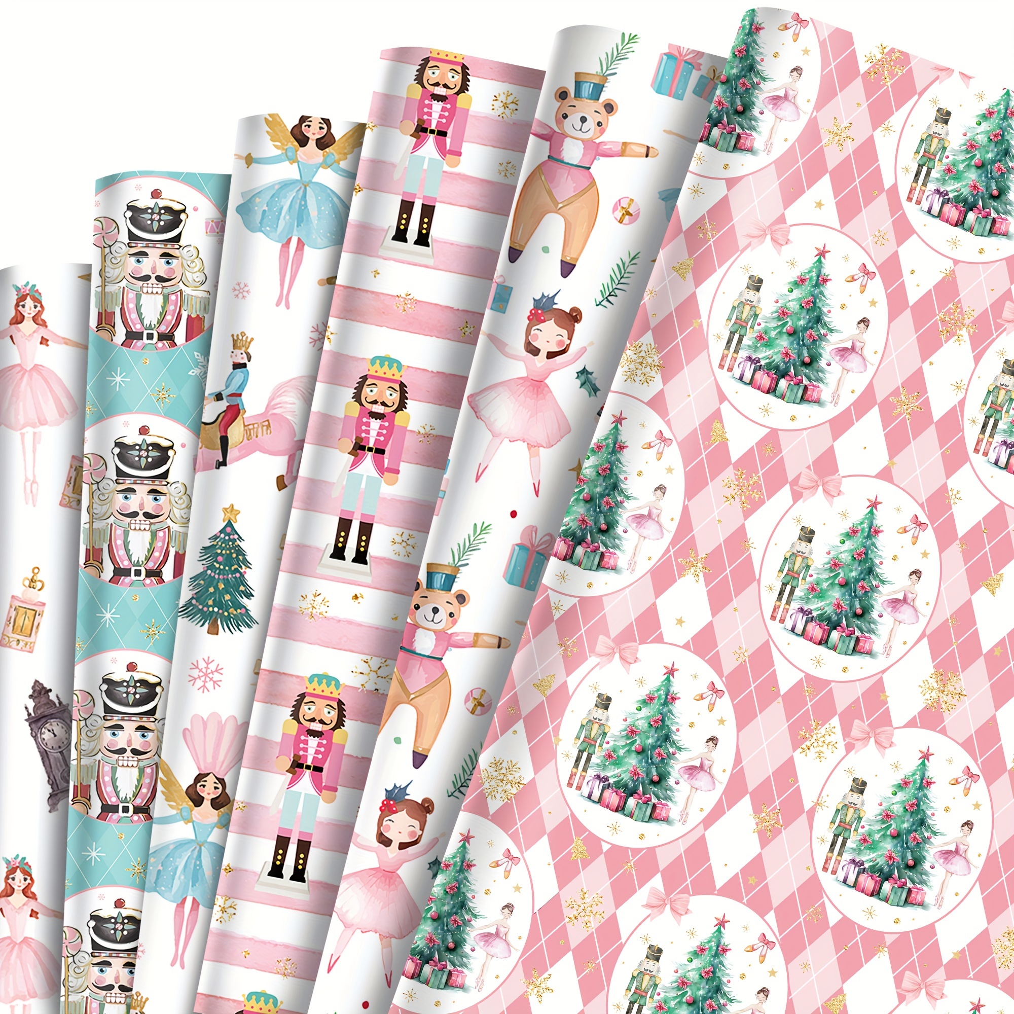 

12pcs Christmas Gift Wrapping Paper - Xmax Packaging Paper For , Birthday, Holiday, Party Supplies