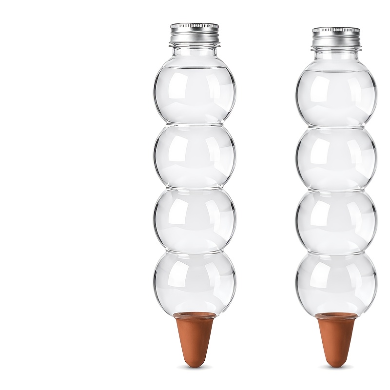 2-pack 4-head Gourd Self Watering Globes Automatic Linear Drip Irrigation System For Window Box Plants