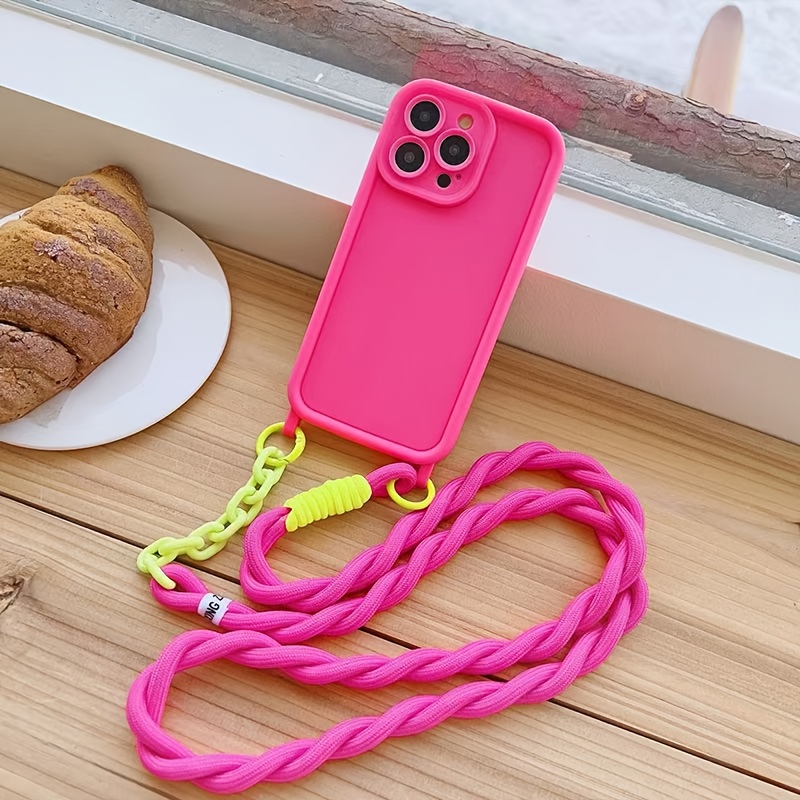 TEMU de moda Jingangsha para teléfono móvil con cuerda para iPhone 17promax/16/15/14/13/12/11/7g/7P/xs/xamax/xr