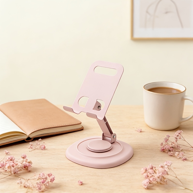 360-Degree Rotatable Adjustable Desktop Phone Holder