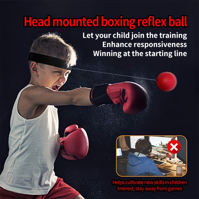 head mounted   speed training equipment for home workouts black pu material enhances hand eye coordination reaction skills     adults