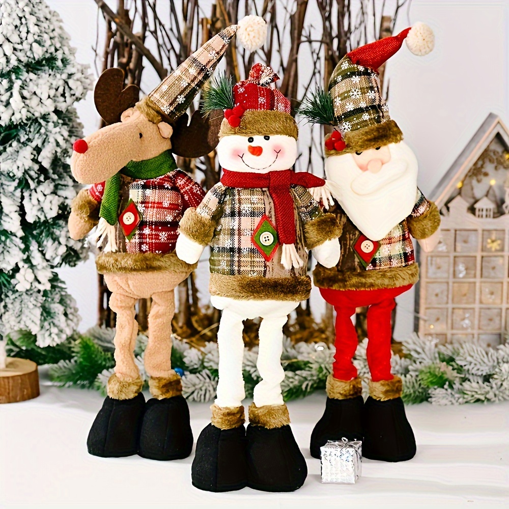 

3pcs Doll, Christmas Decoration, Decoration, Christmas Decoration