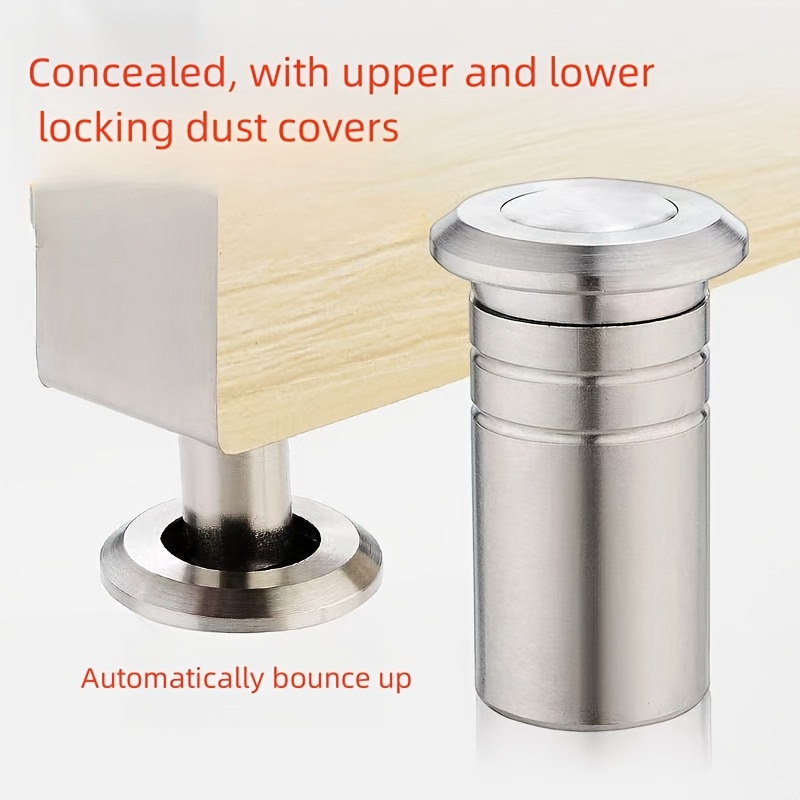 2pcs Stainless Steel Up-Down Plug Dust Cover Cylinder