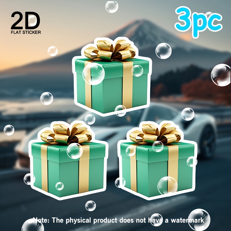 Image of Car Stickers, A Warm And Wonderful Gift Set Of 3pcs, Scratch-resistant And Durable, Suitable For Laptops, Toolboxes, Guitars, And Bumpers| | Durable Vinyl Stickers