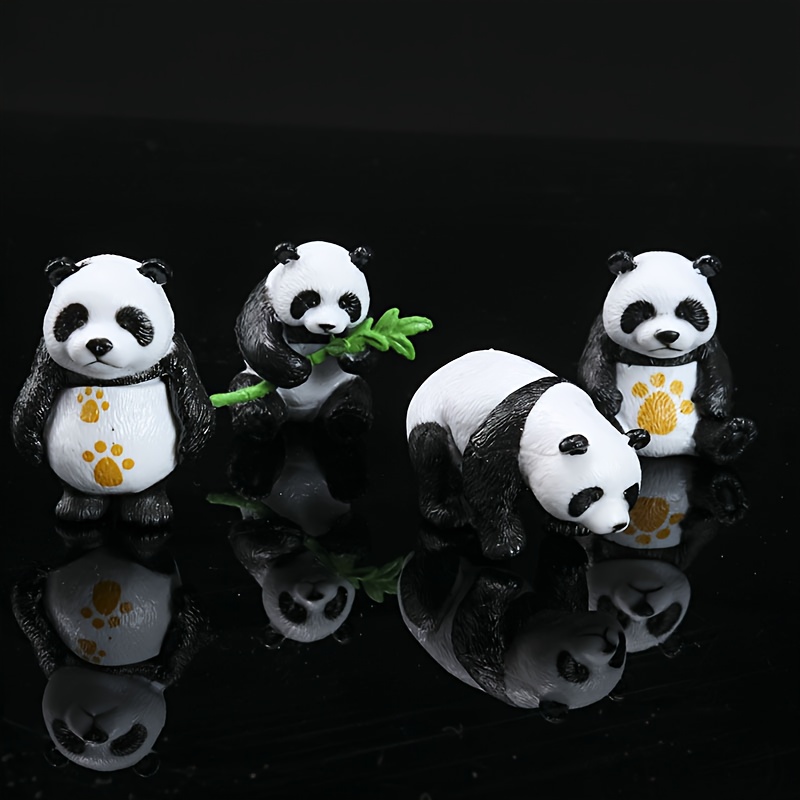 4   Figures Cartoon Animal Toys Gachapon Dolls Micro Landscape Ornaments