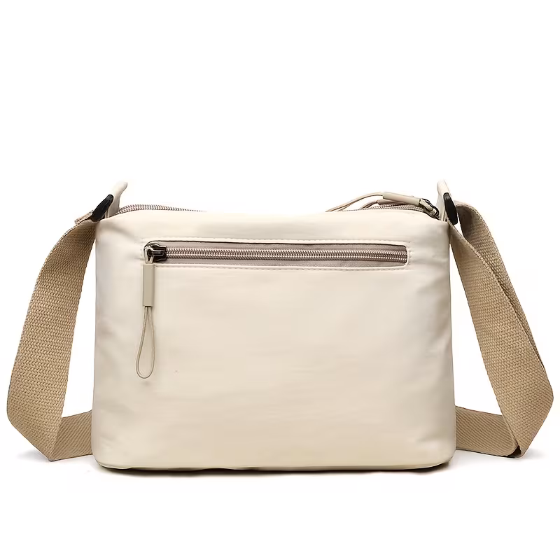womens large capacity crossbody bag with multi layer zipper closure and adjustable shoulder strap versatile as an adjustable single shoulder bag casual handbag for or office commuter bag for work shopping parties and multi scene use Product details 6
