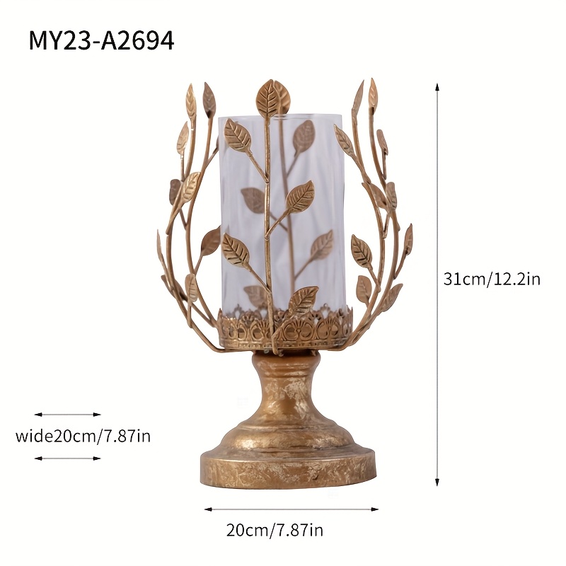 Image of Wrought Iron Floor Candle Holder For Scented Candles, An Decor Piece For Inns And Restaurants, Perfect For Photography Props