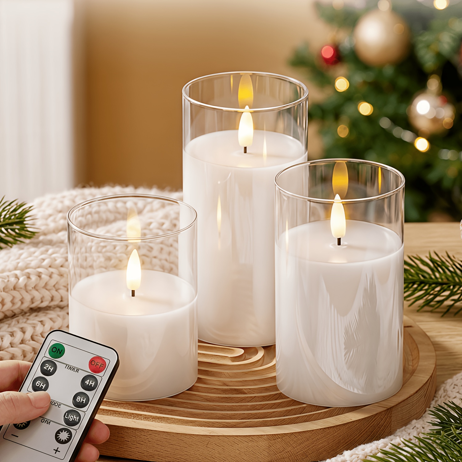 Valentine's Day Remote Control Battery-Powered Electronic Candles
