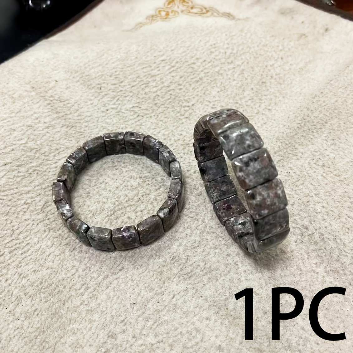 TEMU Bracelet 1 pièce en naturelle à lueur de flamme, réaction à pour hommes et femmes