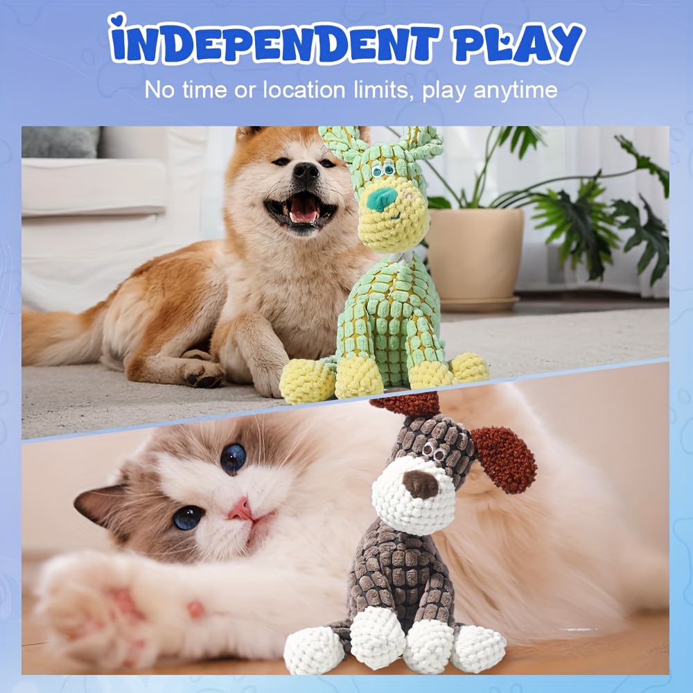 Durable Plush Dog Toy for All Breeds