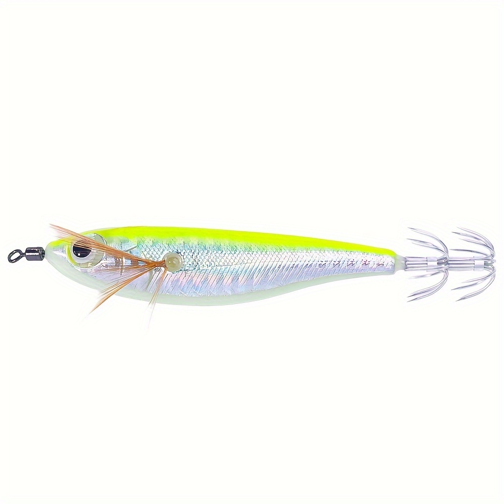 Horizontal Squid Jigs Artificial Squid Hook Jigging Baits - Temu