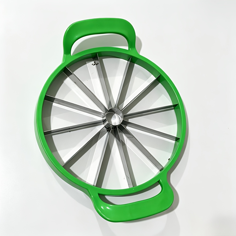 TEMU 1pc Watermelon Slicer, Creative Watermelon Slicer, Stainless Steel Watermelon Dicing Tool, Reusable Watermelon Slicer, Fruit Slicer, Kitchen