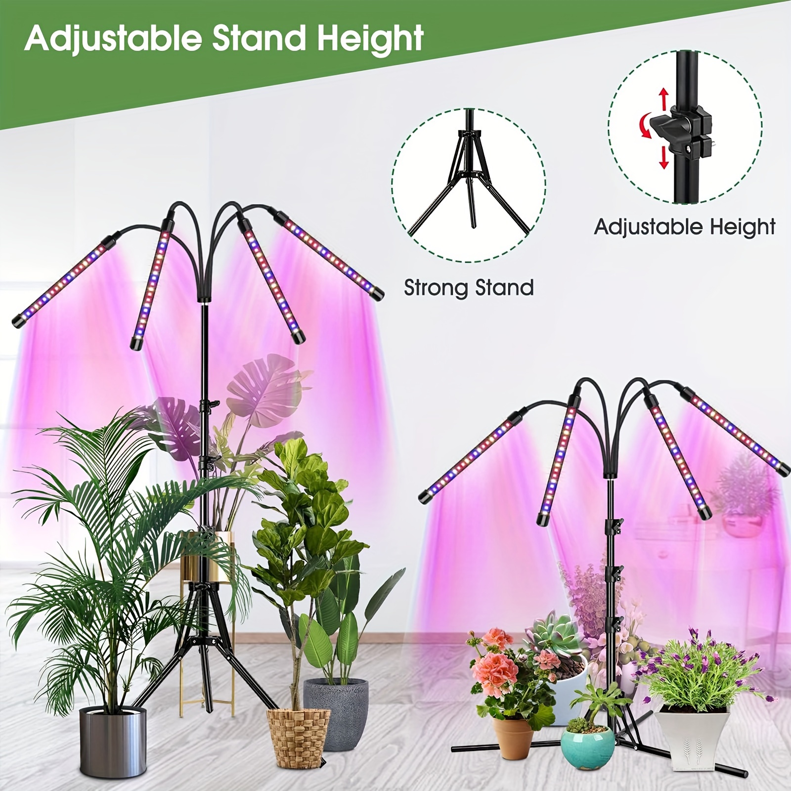 

1pcs , Led , Retractable Stand And , 3/9/12h , Usb , Suitable For