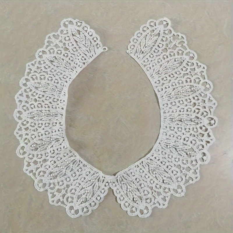 1pc, Korean Style Lace Women's Hollow Shawl Detachable Shoulder Fake Collar Versatile