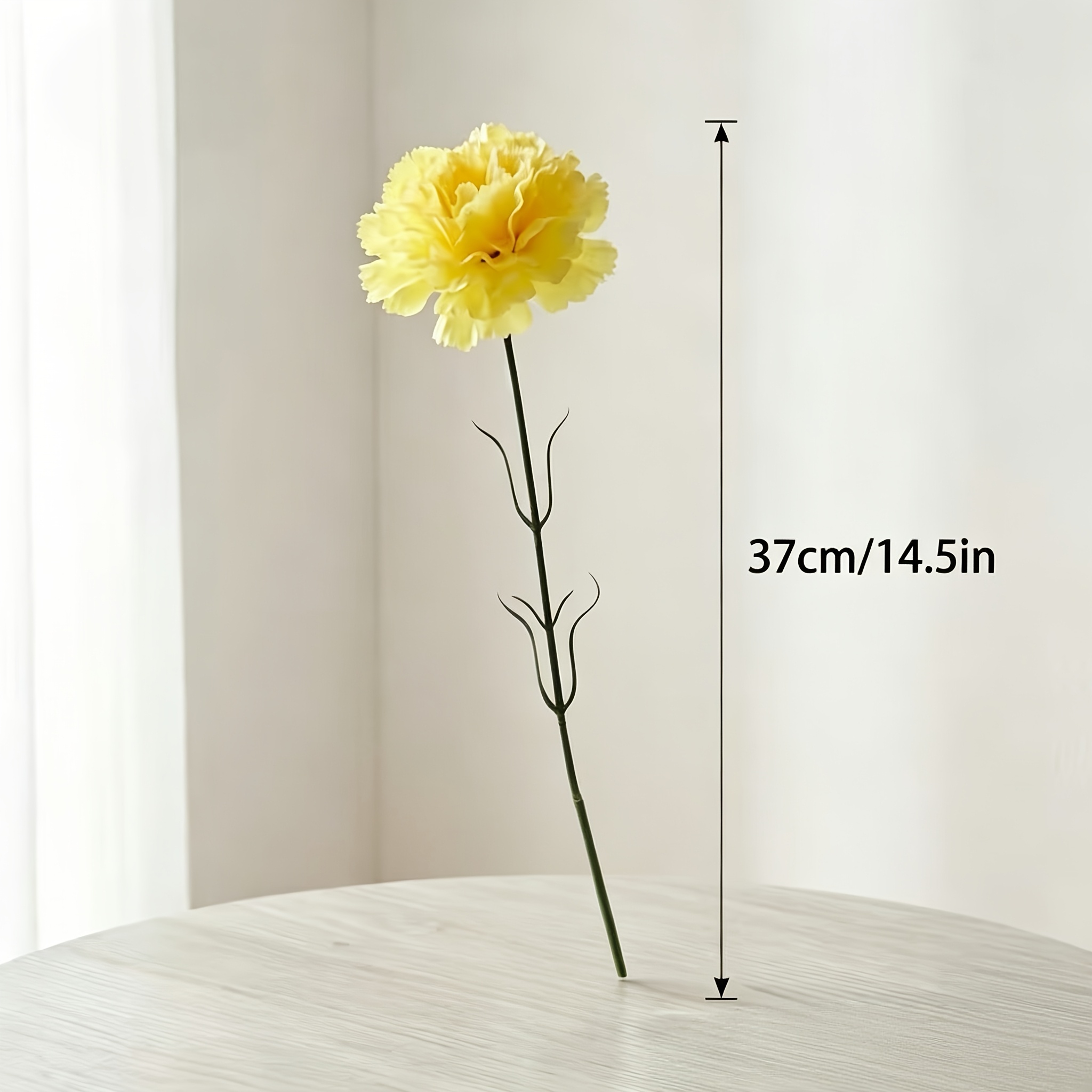 Image of 15pcs Patriotic Carnation Artificial Flower Bouquet, Realistic Mixed Faux Flowers, Suitable For Garden, Courtyard, Office, Hotel, Living Room, Day, Teacher's Day, Housewarming, Wedding Decoration