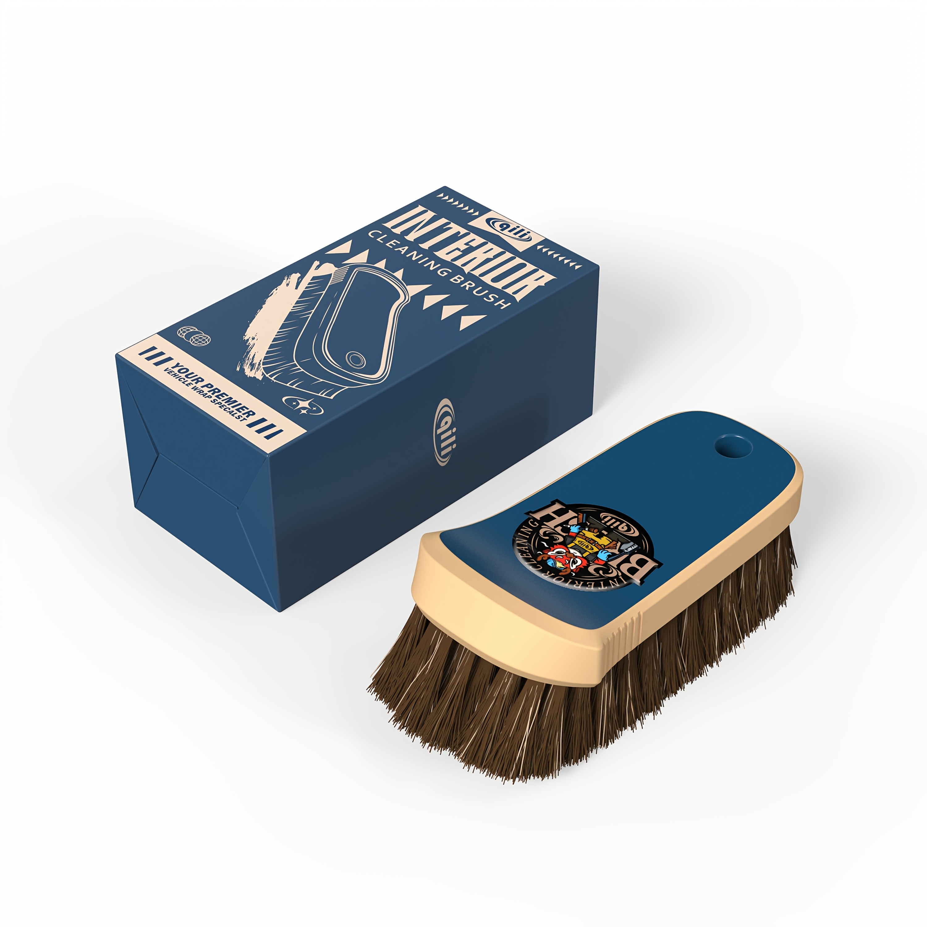 Image of Auto Interior Brush - Tpe/pp/long For, Seats & Shoes - Gentle Scratch-free