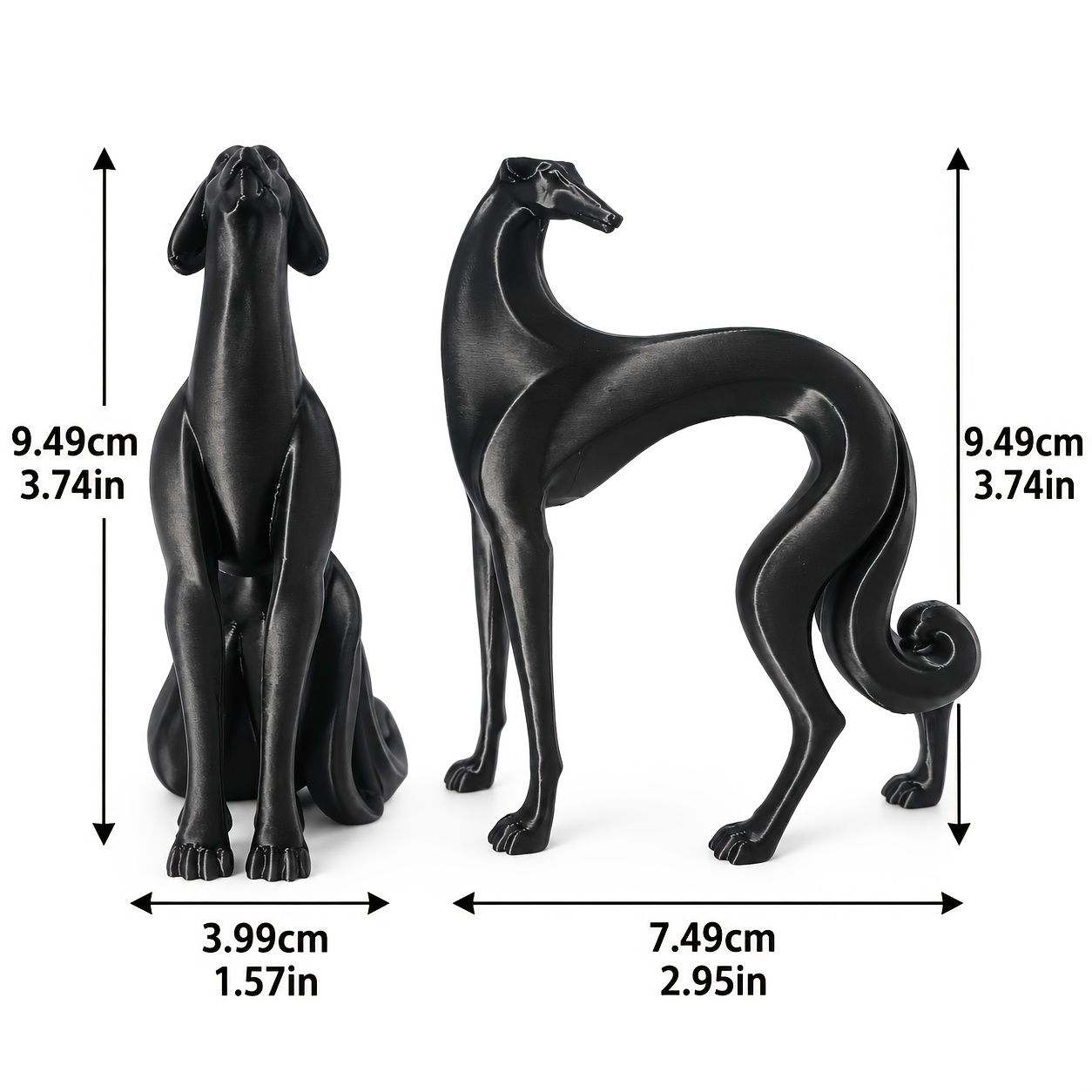 TEMU 2 pezzi, Statuette di , Statuette di Retr簷 Astratto e Aerodinamico, Adatte per Decorazione di Armadietti TV in Soggiorno, Ornamenti da Scrivania