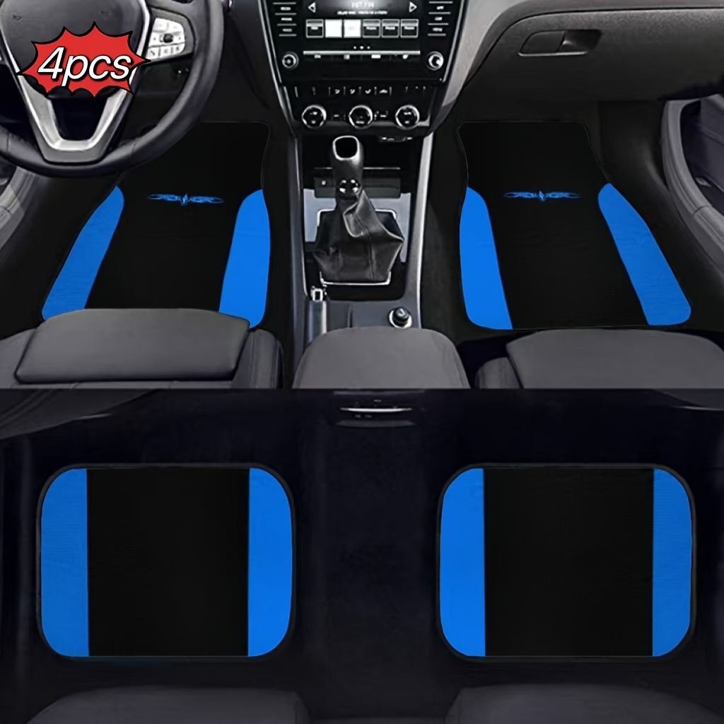 

4pcs Universal Fit Polyester Car Floor Mats Set - , , , , Christmas For , , Suvs