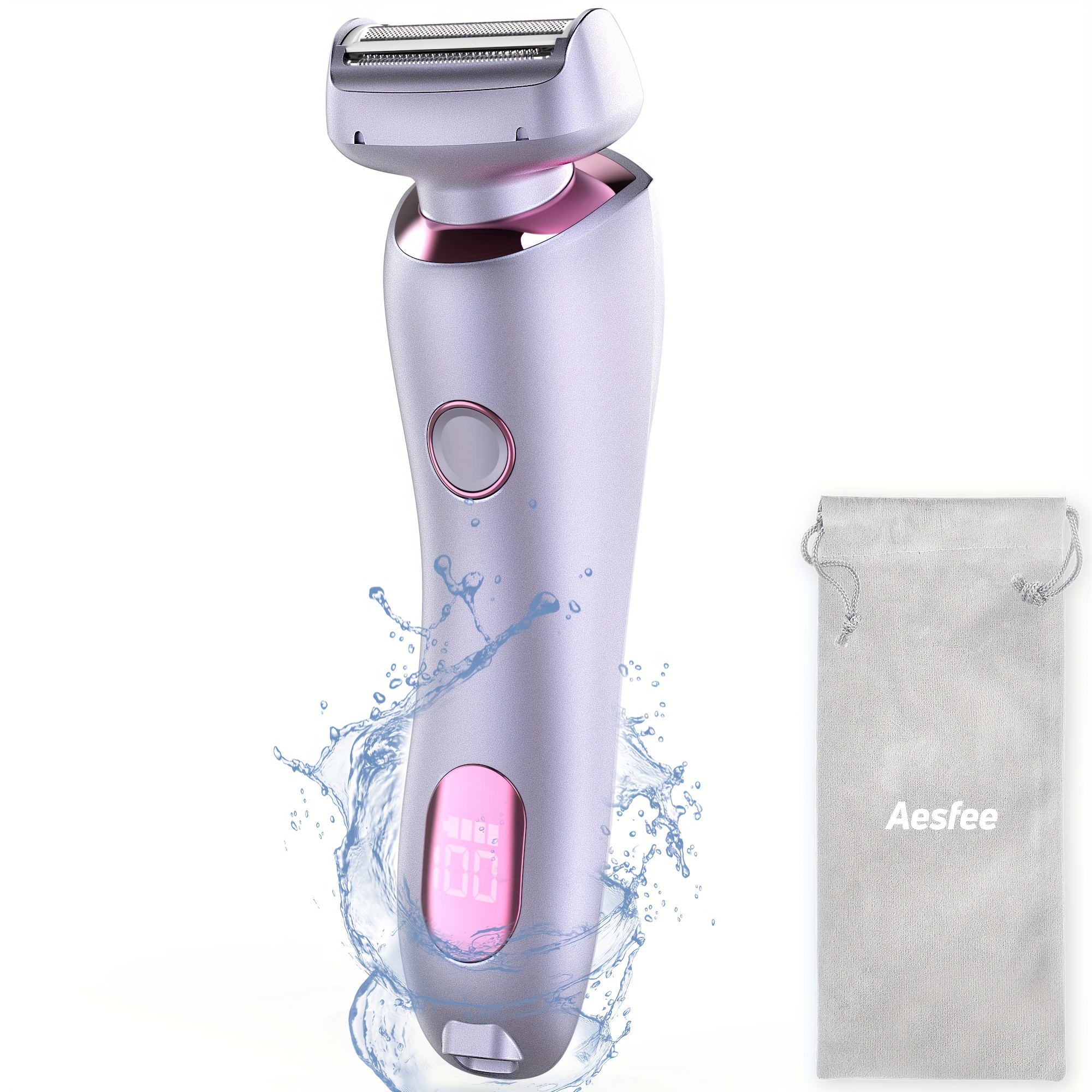 

Electric Shaver For Women Legs, Lady Razors Hair Removal Waterproof Wet Or Dry For Underarm Arm Bikini Private Area Pubic Hair, Portable Painless Ladies Body Hair Trimmer Remover