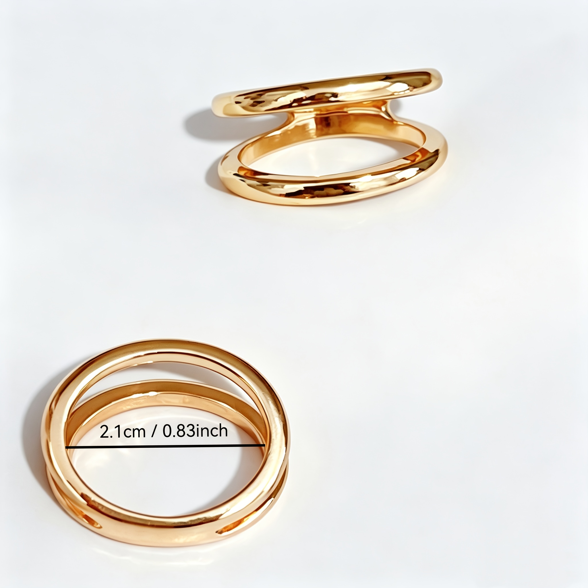 Minimalist Double Loop Clothes Corner Fastener, Versatile Accessory