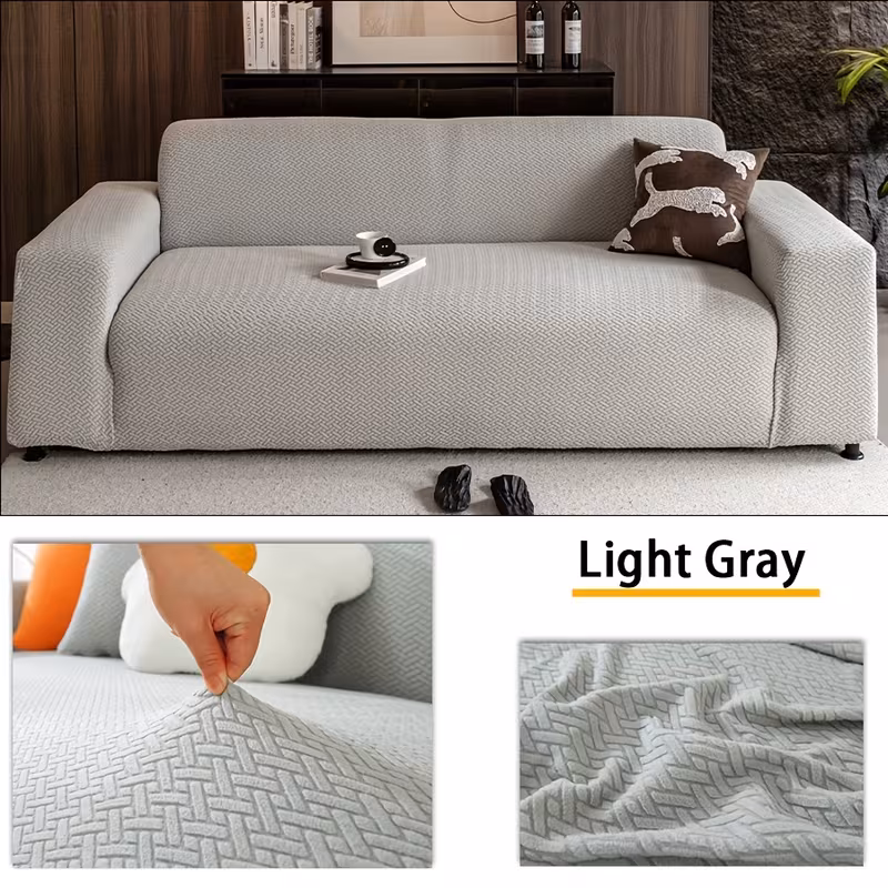 1pc elastic sofa cover minimalist style use machine washable pet friendly elastic home decor suitable for offices bedrooms living rooms and other occasions Product details 10