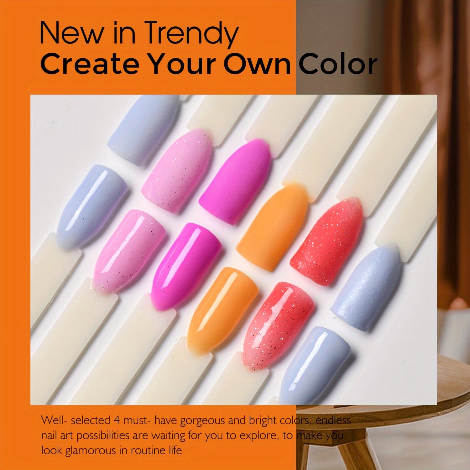 6 коробок/комплект набор для ногтей с готовой порошковой пудрой горячий розовый цвет ногтей финские цвета порошка для ногтей без нужды в лампе, как   гель-лака, гладкое и гладкое покрытие подробные сведения 3