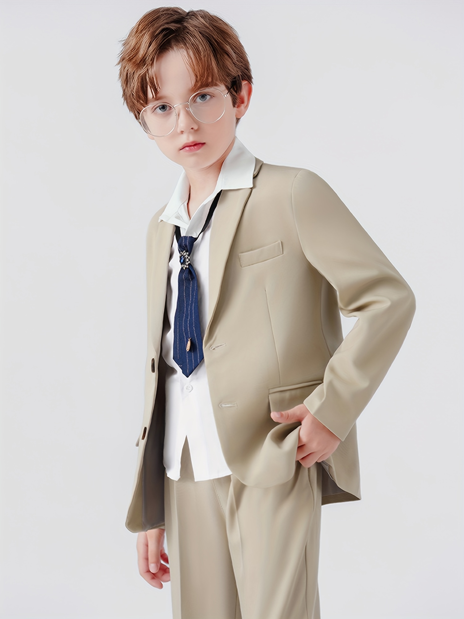 boys 2pcs casual suits wedding outfits kids pants set Temu South